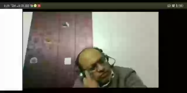 Wife trying to kiss on live zoom meeting