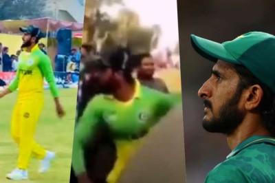 Video - Cricketer Hasan Ali Got Angry On Fan Fight Video Viral