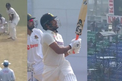 Twitter goes wild as Umesh Yadav hits a 100m six off Mehidy Hasan on Day 2 of BAN v IND first Test