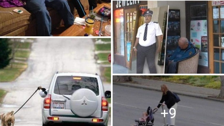 The ultimate level of laziness captured in pictures