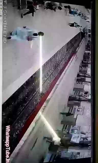 Accident at Churchgate station