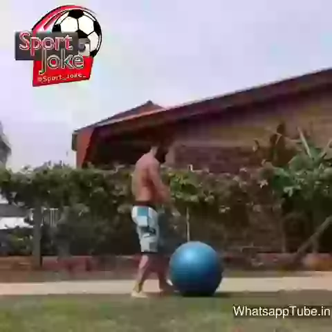 Amazing Balanced On Ball