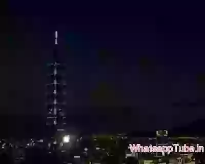 Amazing fire crackers on tower
