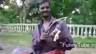 Amazing violent playing on roadside