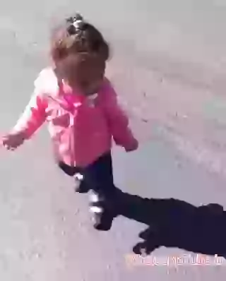 Baby Scaring from own shadow