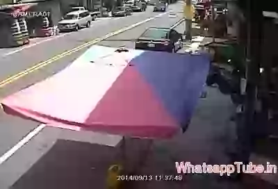 Be careful while open door