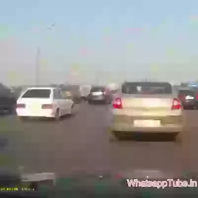Blast In Running Car