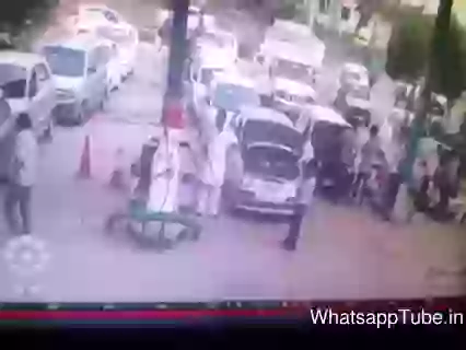 Blast On CNG When Picked Up Call