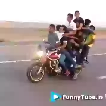 Count The Boys On Bike Funny