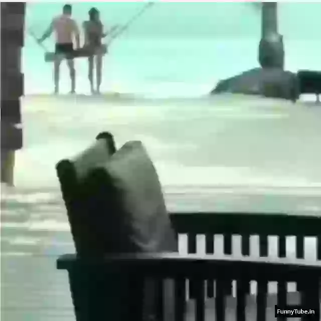 Couple Romance Funny Fail Video on Beach