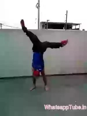 Crazy Boy Fake Stunt