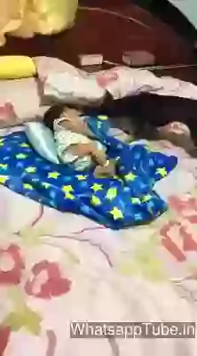 Cute Puppy Caring Baby