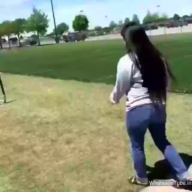 Desi Girl In Jens Jump Fail