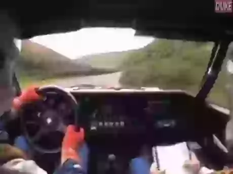 Driver has balls of steel