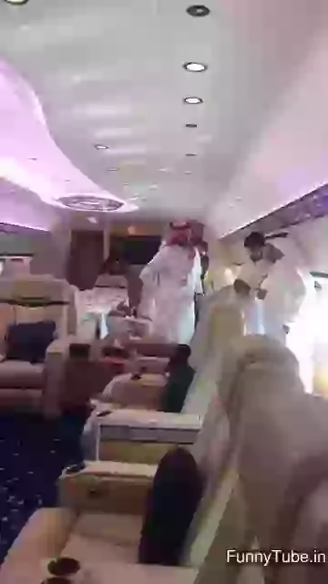 Dubai prince privet jet view from inside