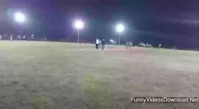 Excellent Catch Taken Night Cricket Tennis