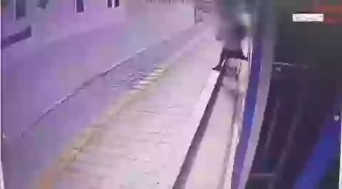 Failed down on platform