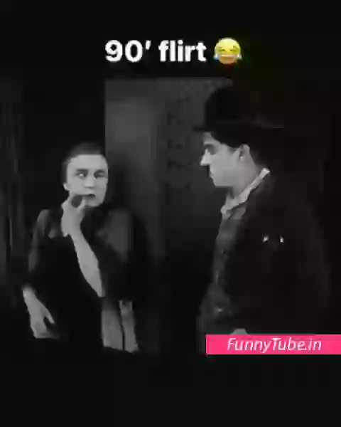 Flirt In 1990 Funny Charlie Chaplin Whatsapp Video