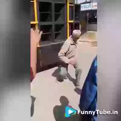 Funny Break Dance By Old Indian Man