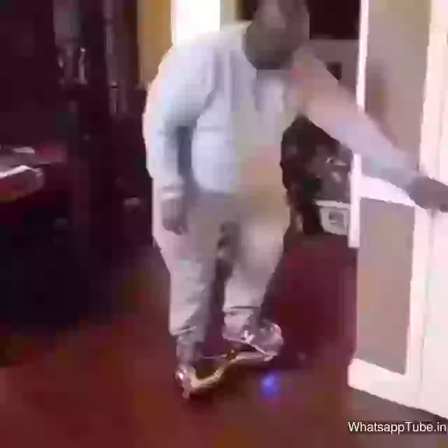 Funny Fat Guy Fail From Skate