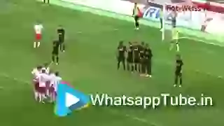 Funny Football Free Kick Ever