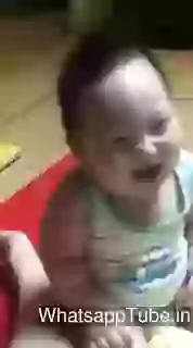 Funny baby smile n cry