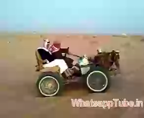 Funny car driving