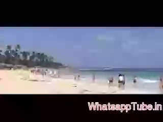 Funny girls on beach