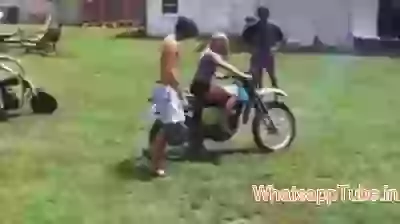Girls And Bike Fail