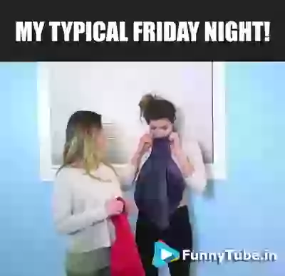 Girls have big balloons Fun Time