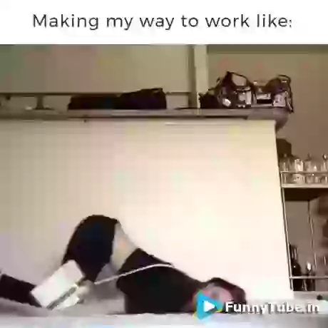 Going To Office On Monday Funny GIF