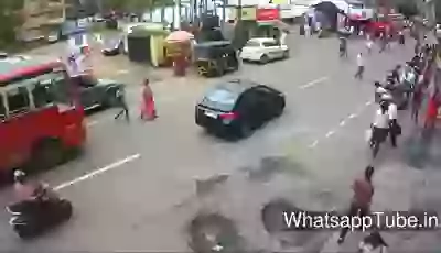 Hilarious Accident Bus Rammed Lady