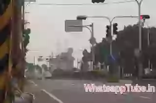 Hilarious Car and Bike Accident Caught