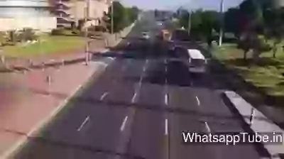 Hilarious Road Cross By Mad Guy