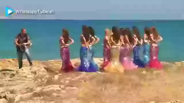 Hot Belly Dance On Beach