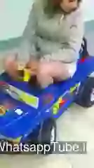 Hot Girl On Little Car Funny Video
