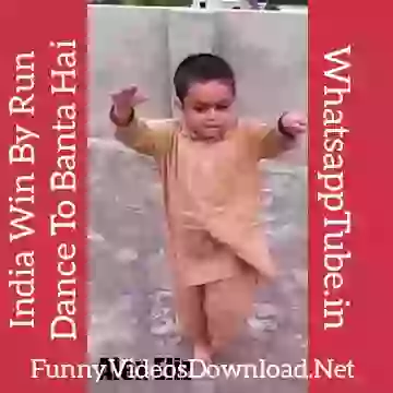 India Win By Run Dance Celebration