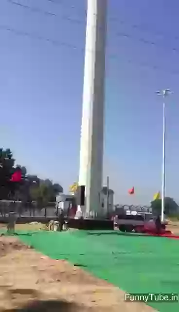 Indian Flag Record Big Size At Punjab Border