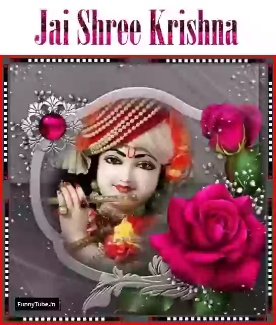 Jai Shree Krishna Good Morning Whatsapp GIF