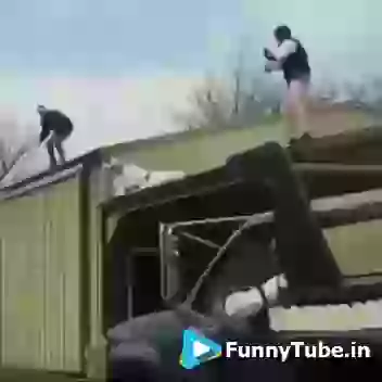 Jump Fail Funny GIF