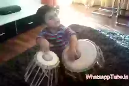 Little Boy Funny Music Skill