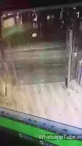 Little Girl Smashed Glass