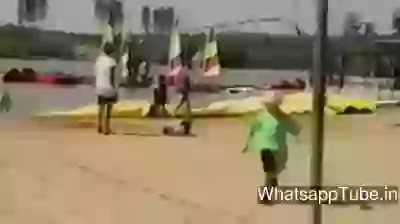 Lots of laugh when kids at beach