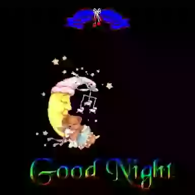 Lovely Animated Good Night Whatsapp GIF
