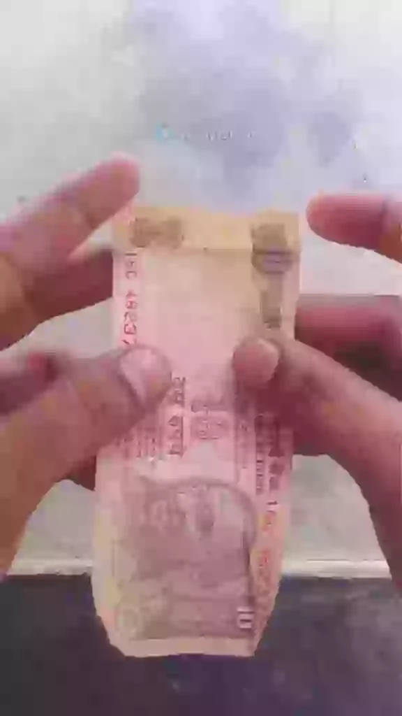 Making Shirt From 10rs Note Amazing Creative Trick Video