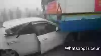 Many accident cause due to fog