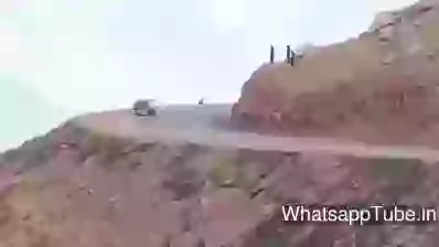 Racing Car Goes Doen At Sharp Turn