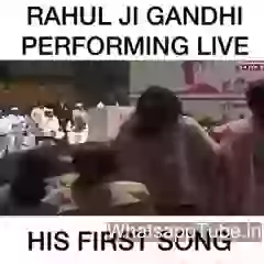 Rahulji Singing His 1st Song