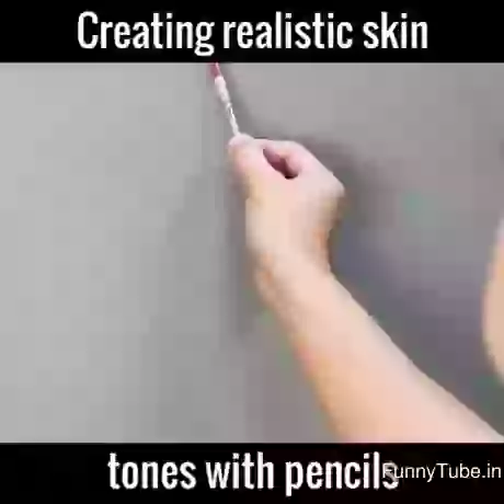 Realistic Skin Drawing With Pencils