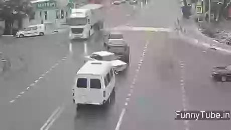 Russian Car Park In Soviet